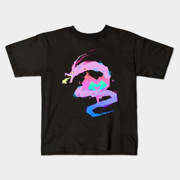 Mad Burnish Heart Kids T-Shirt by Apricitas Art